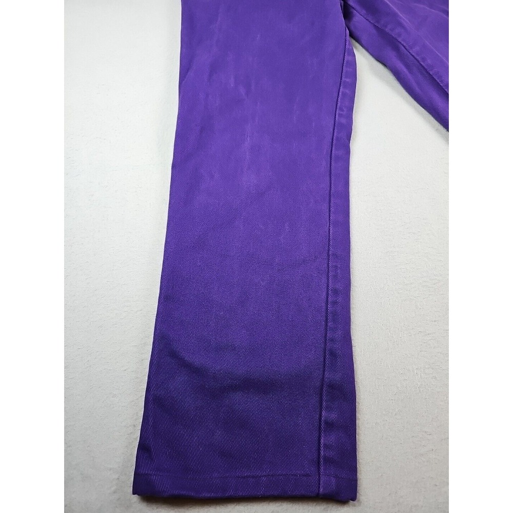Roper Women's 13/14 28x29 Western Bareback Jeans Purple High Rise Mom Cowgirl - Picture 5 of 15